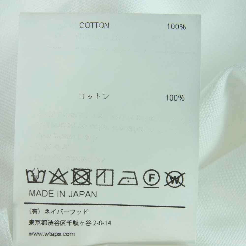 WTAPS ダブルタップス 201WVDT-SHM04 THOMAS MASON トーマスメイソン OXFORD オックスフォード シャツ 半袖 ホワイト系 03【中古】