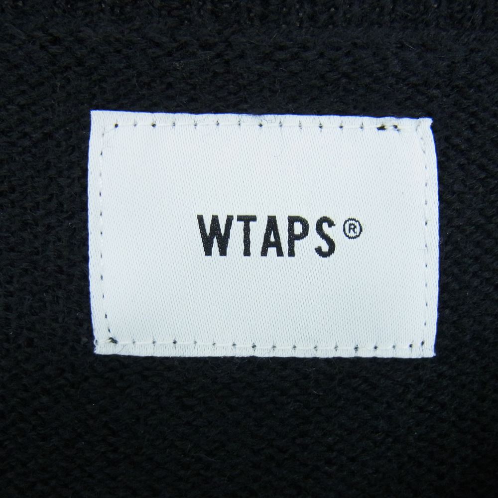 WTAPS ダブルタップス 18AW 182MADT-KNM01 CREW SWEATER WOAC クルー セーター ニット ブラック ブラック系 03【中古】