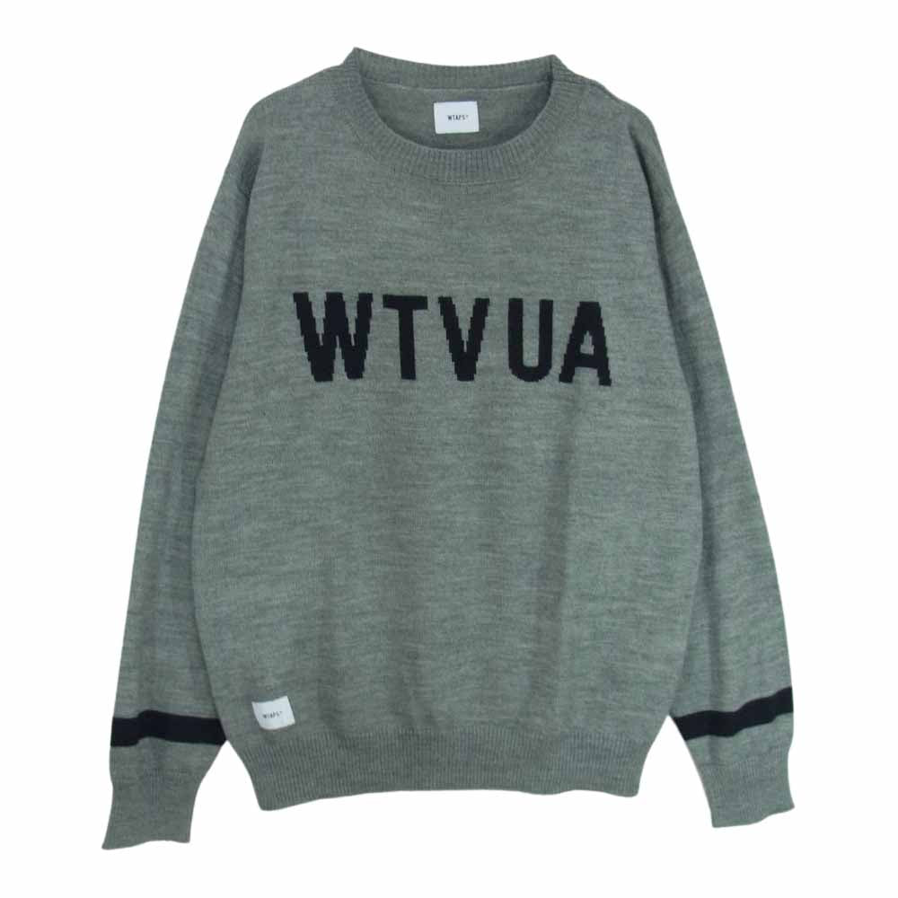 WTAPS ダブルタップス 18AW 182MADT-KNM01 CREW SWEATER WOAC クルー ...
