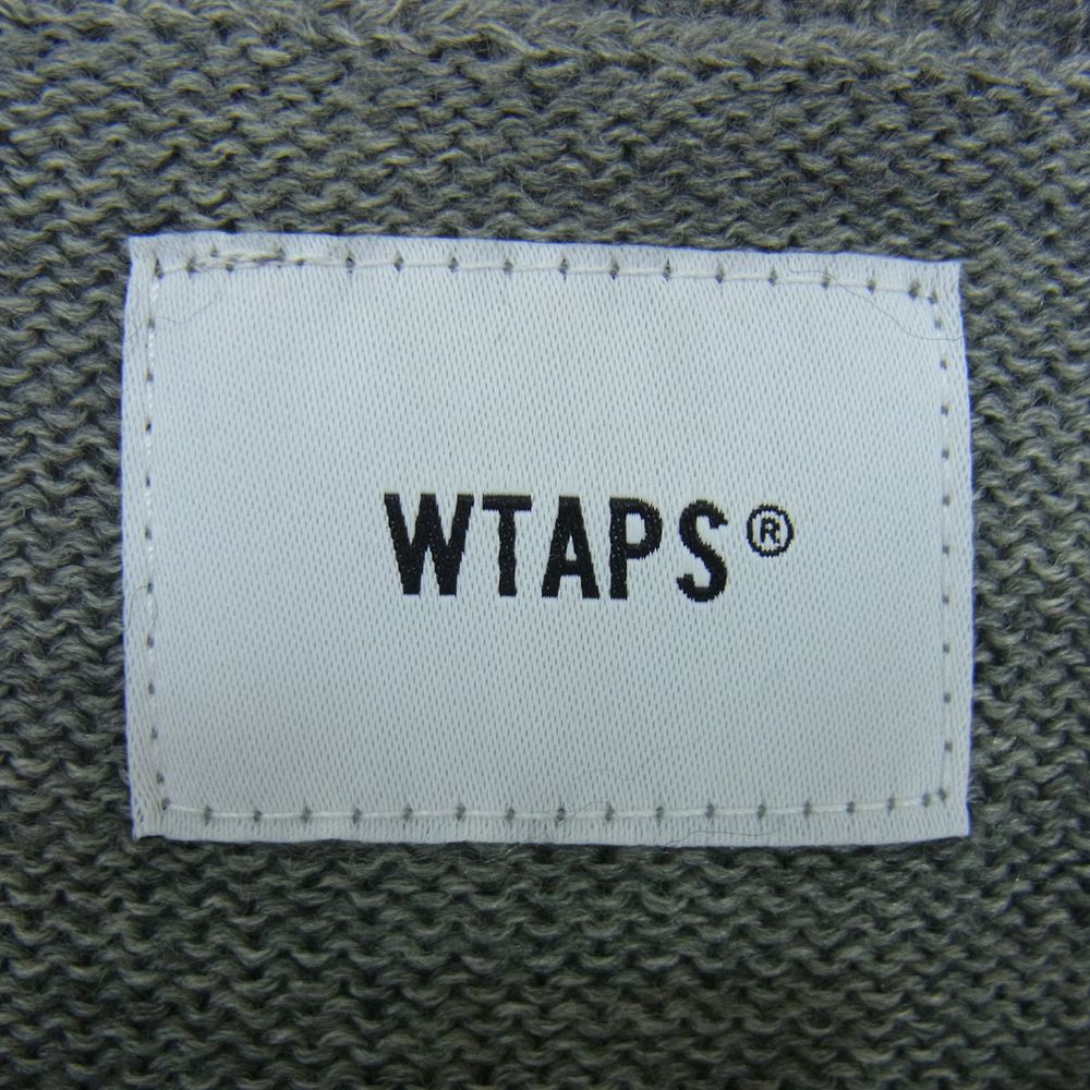 WTAPS ダブルタップス 18AW 182MADT-KNM01 CREW SWEATER WOAC クルー セーター ニット グレー系 03【美品】【中古】