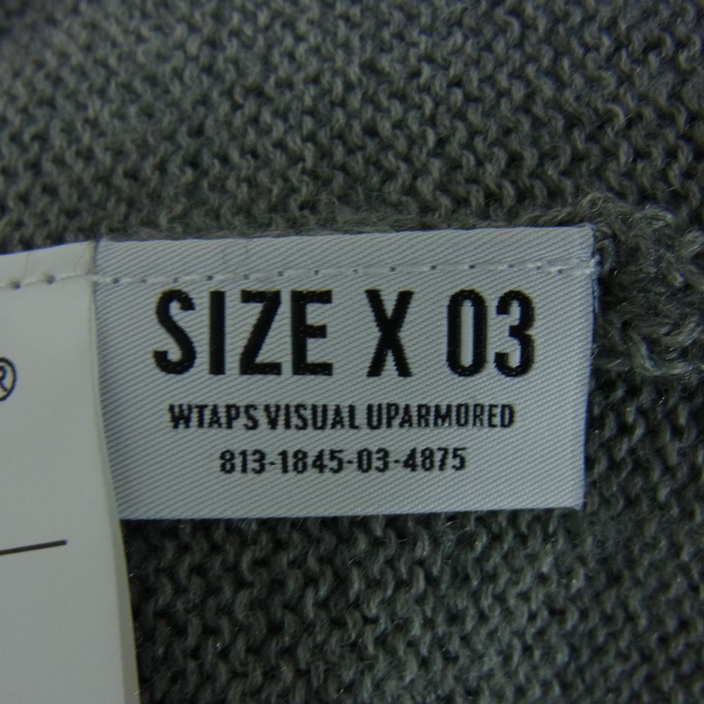 WTAPS ダブルタップス 18AW 182MADT-KNM01 CREW SWEATER WOAC クルー セーター ニット グレー系 03【美品】【中古】