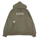 WTAPS ダブルタップス 21AW 211ATDT-CSM38 ACADEMY HOODED COTTON OLIVE DRAB LIMA プリント スウェット パーカー  オリーブ系 03【中古】