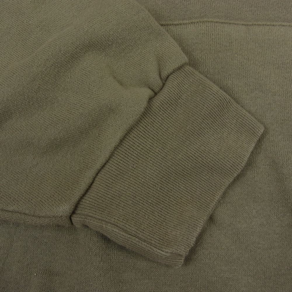 WTAPS ダブルタップス 21AW 211ATDT-CSM38 ACADEMY HOODED COTTON OLIVE DRAB LIMA プリント スウェット パーカー  オリーブ系 03【中古】