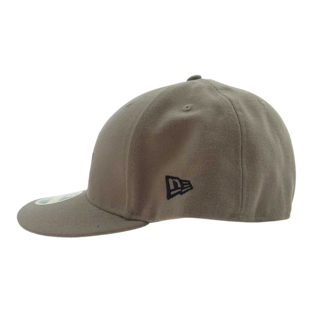 WTAPS ダブルタップス 21AW 212NENED-HT01 × NEWERA ニューエラ 59FIFTY LOW PROFILE CAP POLY. TWILL. キャップ ベージュ系 7 5/8 (60.6cm)【極上美品】【中古】