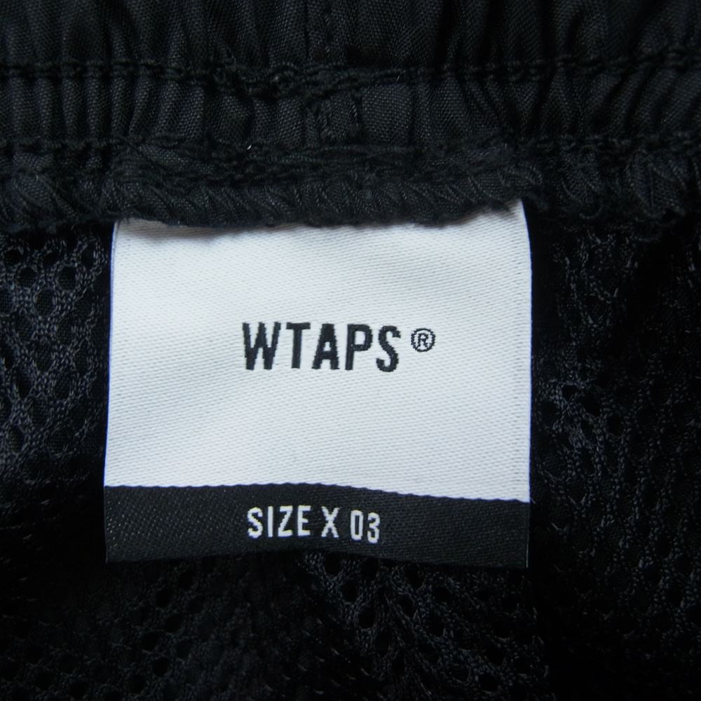WTAPS ダブルタップス 22SS 221BRDT-PTM03 INCON TROUSERS POLY. TAFFETA ポリ トラウザーズ パンツ ブラック系 3【極上美品】【中古】