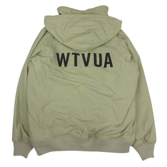 WTAPS ダブルタップス 19AW 192BRDT-JKM02 INCOM JACKE バックロゴ フーデット アイコン ロゴ ジャケット カーキ系 03【中古】