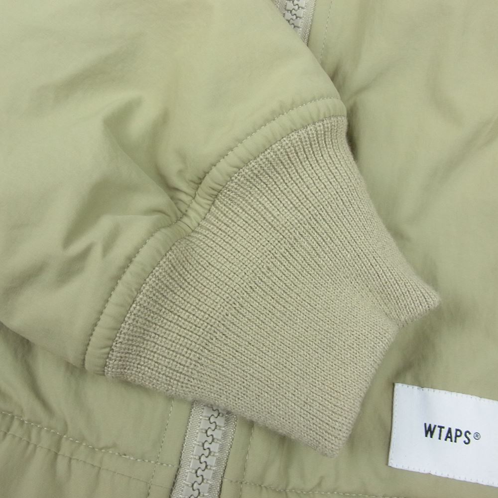 WTAPS ダブルタップス 19AW 192BRDT-JKM02 INCOM JACKE バックロゴ フーデット アイコン ロゴ ジャケット カーキ系 03【中古】