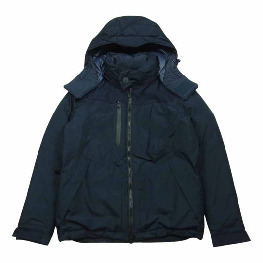WHITE MOUNTAINEERING ホワイトマウンテニアリング 16AW RON HERMAN ロンハーマン別注 WM1673226 WEATHER REPORT GORE-TEX ゴアテックス ダウン ジャケット ダークネイビー系【中古】