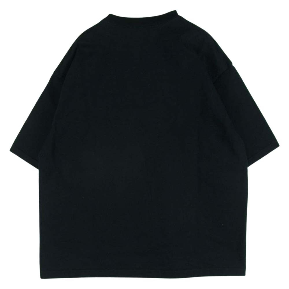 AURALEE オーラリー 21SS A21ST01SU STAND UP TEE スタンドアップ 半袖 Tシャツ コットン 日本製 ブラック系 4【中古】
