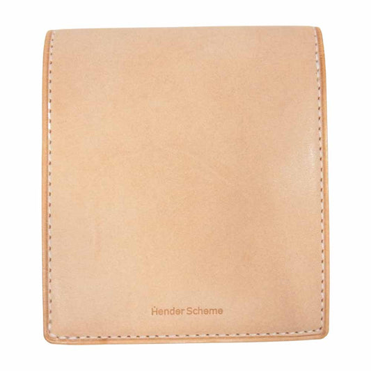 Hender Scheme エンダースキーマ half folded wallet ハーフ フォルデッド ヌメ革 ウォレット 財布 ブラウン系【新古品】【未使用】【中古】