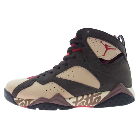 NIKE ナイキ AT3375-200 AIR JORDAN 7 RETRO PATTA エア ジョーダン レトロ パタ スニーカー ベージュ系 ブラウン系 28cm【新古品】【未使用】【中古】