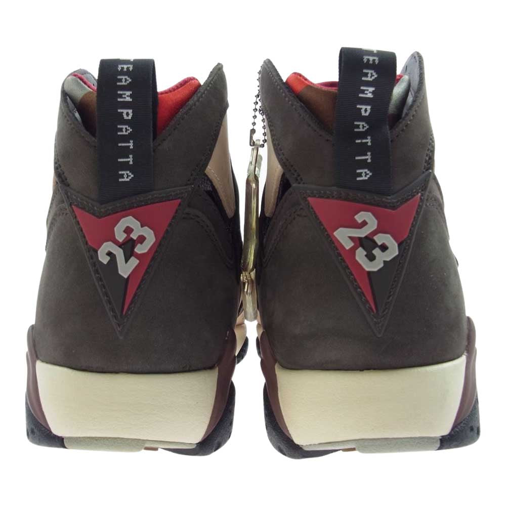 NIKE ナイキ AT3375-200 AIR JORDAN 7 RETRO PATTA エア ジョーダン レトロ パタ スニーカー ベージュ系 ブラウン系 28cm【新古品】【未使用】【中古】