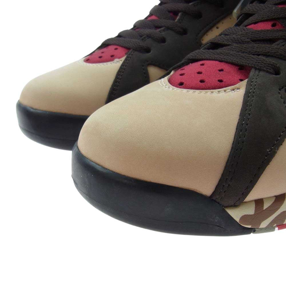 NIKE ナイキ AT3375-200 AIR JORDAN 7 RETRO PATTA エア ジョーダン レトロ パタ スニーカー ベージュ系 ブラウン系 28cm【新古品】【未使用】【中古】