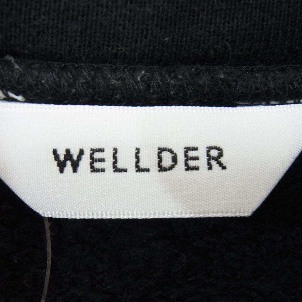 ウェルダー 20AW WM20ACS05 flutter tail highneck ハイネック スウェット ブラック系 3【中古】