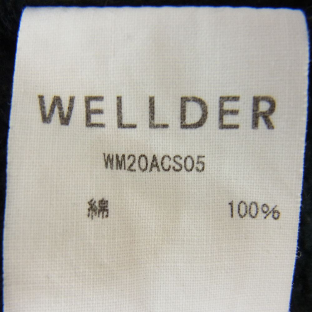 ウェルダー 20AW WM20ACS05 flutter tail highneck ハイネック スウェット ブラック系 3【中古】