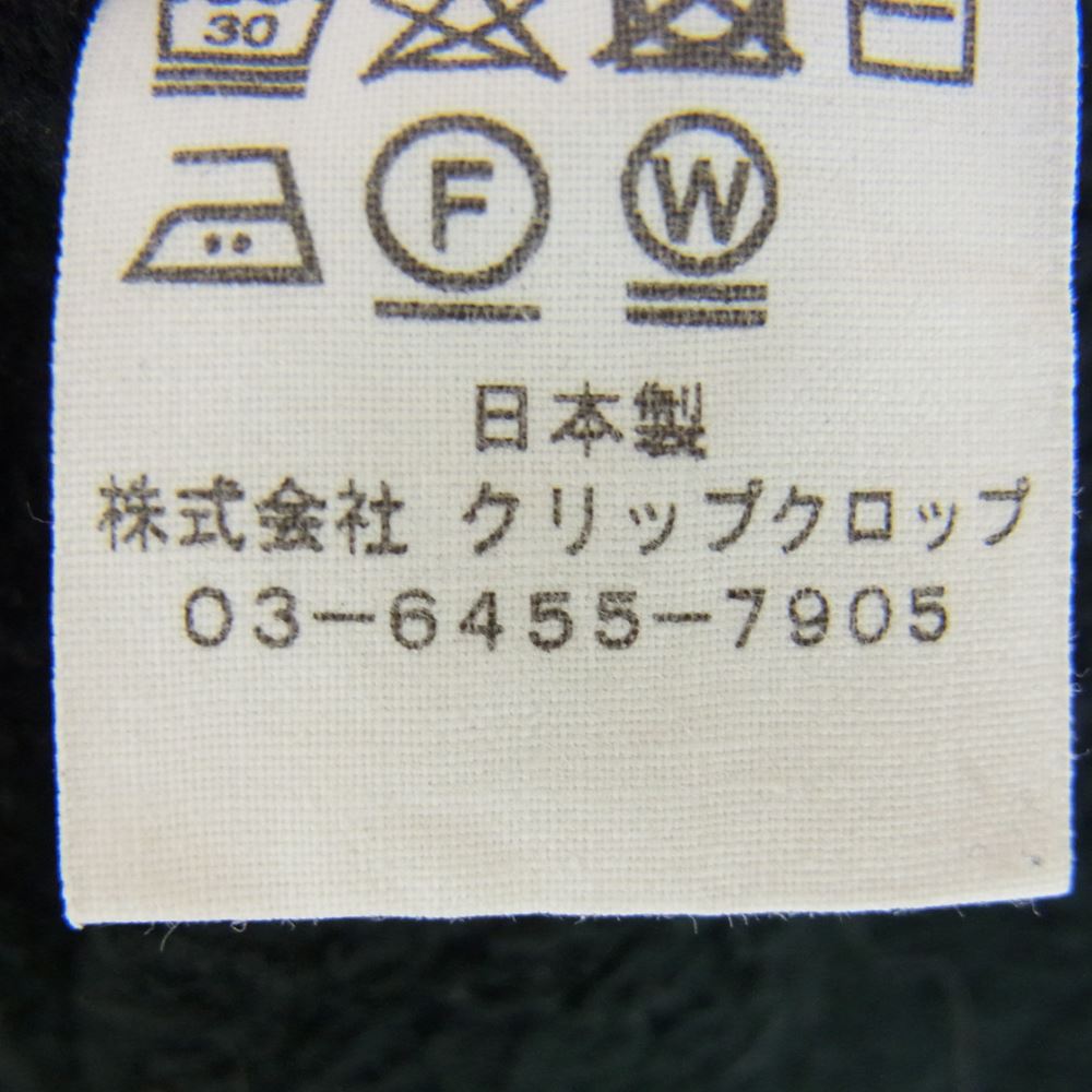 ウェルダー 20AW WM20ACS05 flutter tail highneck ハイネック スウェット ブラック系 3【中古】