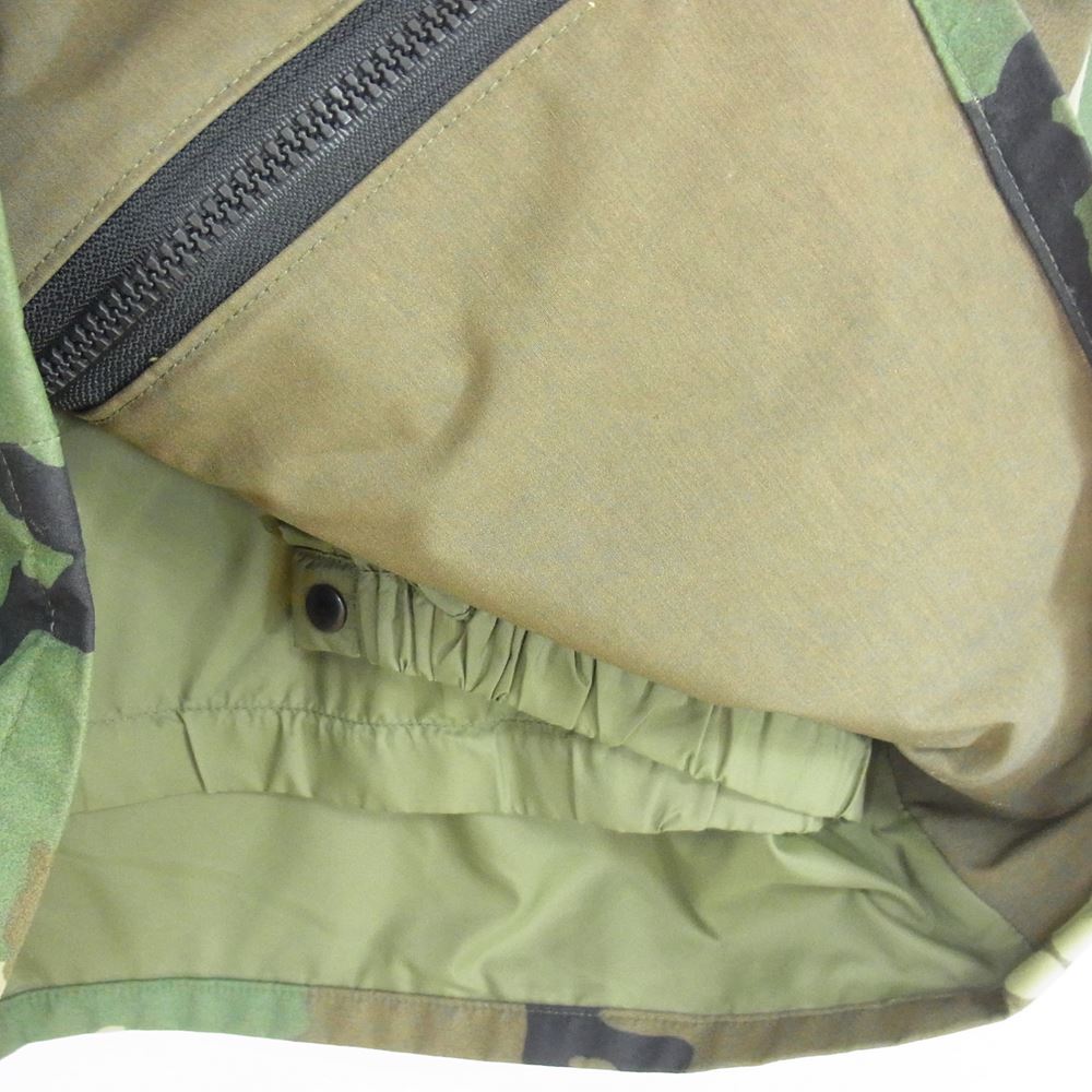 米軍 8415-01-228-1316 ALPHA社 96年製 ECWCS PARKA COLD WEATHER GORE TEX 1st Gen 後期型 ゴアテックス パーカー ジャケット カーキ系 M【中古】