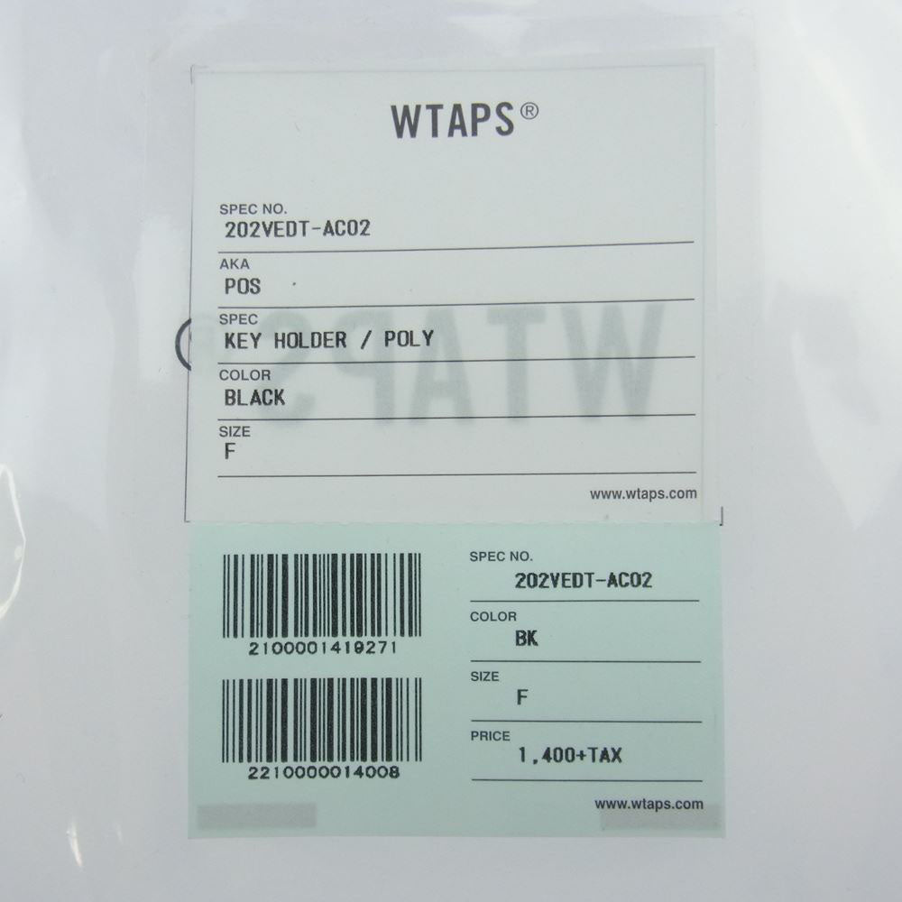 WTAPS ダブルタップス 202VEDT-AC02 POS KEY HOLDER / POLY キーホルダー BLACK ブラック ブラック系【新古品】【未使用】【中古】