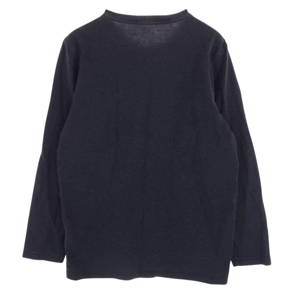 LOUIS VUITTON ルイ・ヴィトン RM152M H8Y13WJCK ガストン ロンT Tシャツ 胸ポケット ブラック系 ダークグレー系 XL【中古】