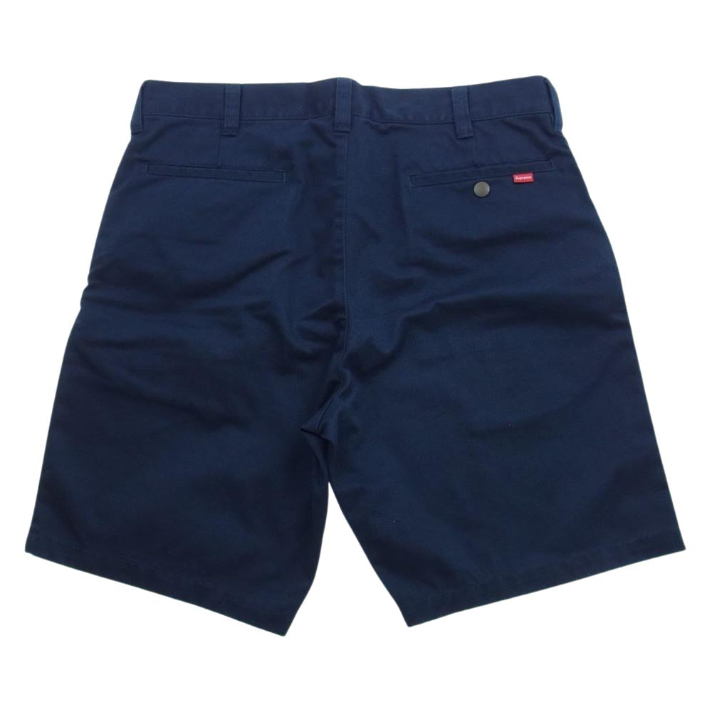 Supreme シュプリーム work short ワーク ショーツ ネイビー系 32【中古】