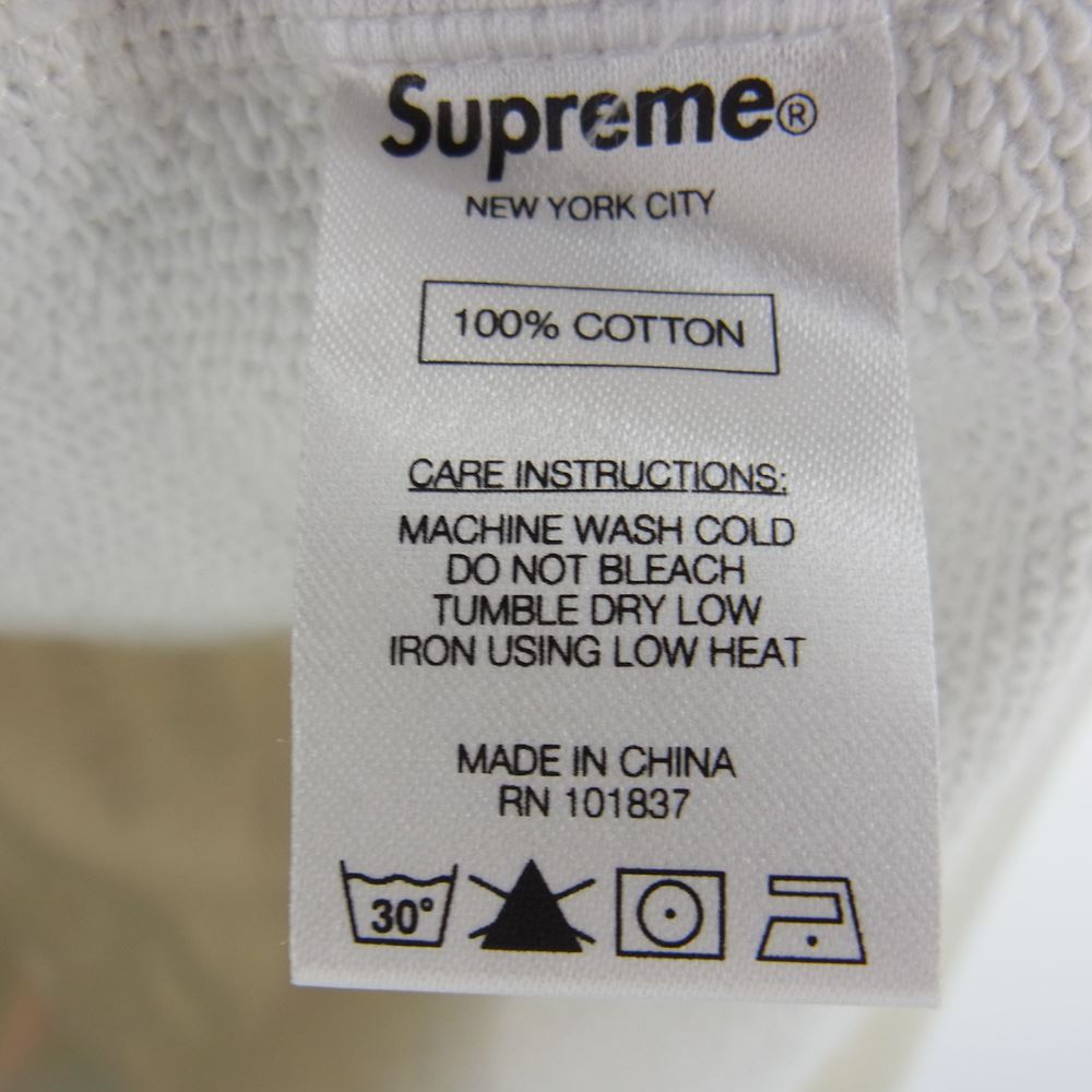 Supreme シュプリーム 14SS COMME des GARCONS SHIRTS Box Logo Pullover ギャルソンシャツ ボックスロゴ プルオーバー パーカー ホワイト系 マルチカラー系 M【中古】