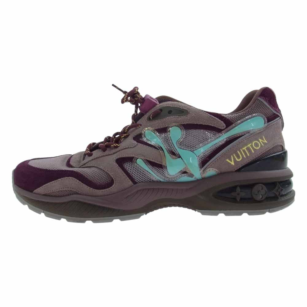 LOUIS VUITTON ルイ・ヴィトン LV トレイルライン スニーカー バーガンディーパープル系 ワインレッド系 8【中古】