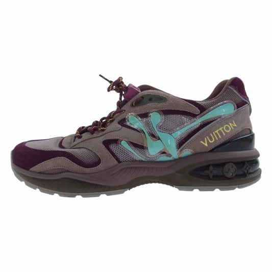 LOUIS VUITTON ルイ・ヴィトン LV トレイルライン スニーカー バーガンディーパープル系 ワインレッド系 8【中古】