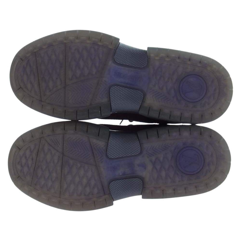 LOUIS VUITTON ルイ・ヴィトン Lucien Clarke ルシアン クラーク ア ビュー ライン ローカット スニーカー 茶系 エンジ系 グリーン系 8【中古】