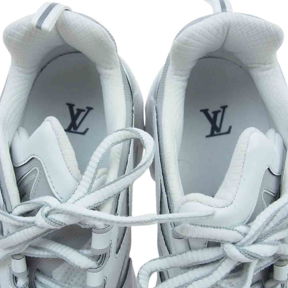 LOUIS VUITTON ルイ・ヴィトン 22SS 1ABEQ4 タティックライン スニーカー 白系 ホワイト系 グレー系 8【中古】