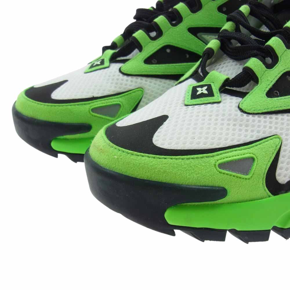 LOUIS VUITTON ルイ・ヴィトン 22SS 1A9JER タティックライン スニーカー グリーンホワイト系 ライトグリーン系 8【中古】