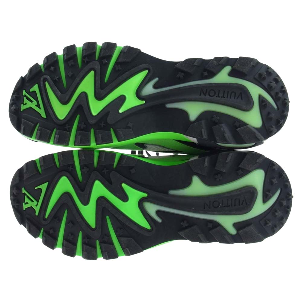 LOUIS VUITTON ルイ・ヴィトン 22SS 1A9JER タティックライン スニーカー グリーンホワイト系 ライトグリーン系 8【中古】