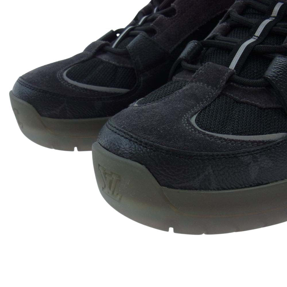 LOUIS VUITTON ルイ・ヴィトン 22SS 1A9J6R Lucien Clarke ルシアン クラーク ア ビュー ライン ローカット スニーカー 黒系 ブラック系 8【中古】