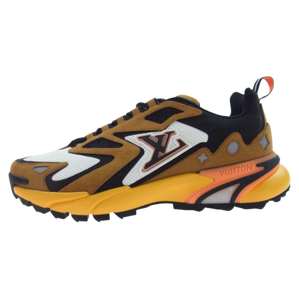 LOUIS VUITTON ルイ・ヴィトン 22SS 1A9UOA  タティック ライン スニーカー ブラウン ブラウン系 イエロー系 マルチカラー 8【極上美品】【中古】