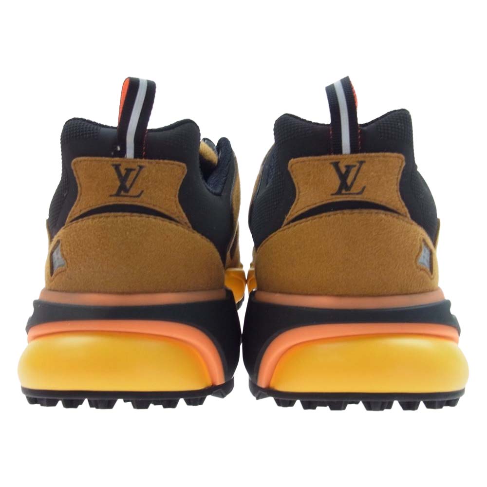 LOUIS VUITTON ルイ・ヴィトン 22SS 1A9UOA  タティック ライン スニーカー ブラウン ブラウン系 イエロー系 マルチカラー 8【極上美品】【中古】