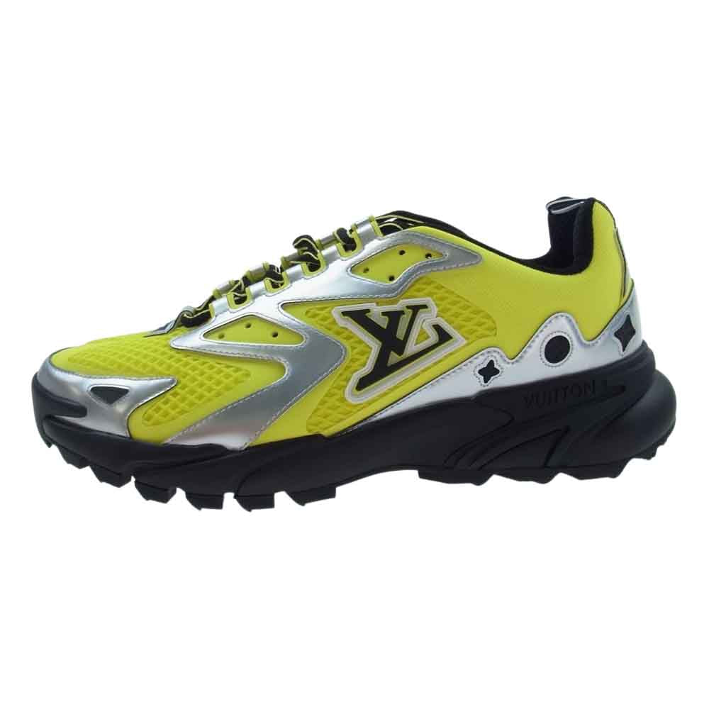 LOUIS VUITTON ルイ・ヴィトン 22SS 1AA3A8 タティック ライン スニーカー イエロー イエロー系 8【極上美品】【中古】