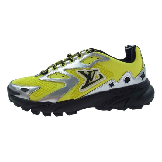 LOUIS VUITTON ルイ・ヴィトン 22SS 1AA3A8 タティック ライン スニーカー イエロー イエロー系 8【極上美品】【中古】