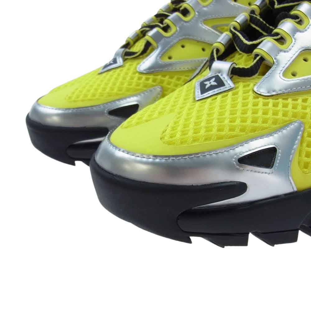 LOUIS VUITTON ルイ・ヴィトン 22SS 1AA3A8 タティック ライン スニーカー イエロー イエロー系 8【極上美品】【中古】