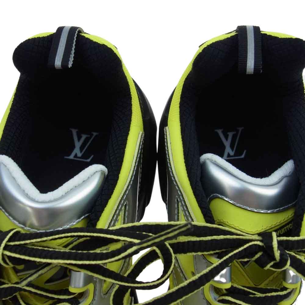 LOUIS VUITTON ルイ・ヴィトン 22SS 1AA3A8 タティック ライン スニーカー イエロー イエロー系 8【極上美品】【中古】