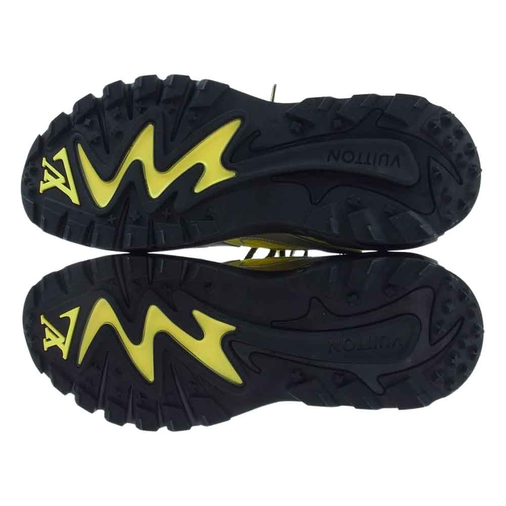 LOUIS VUITTON ルイ・ヴィトン 22SS 1AA3A8 タティック ライン スニーカー イエロー イエロー系 8【極上美品】【中古】