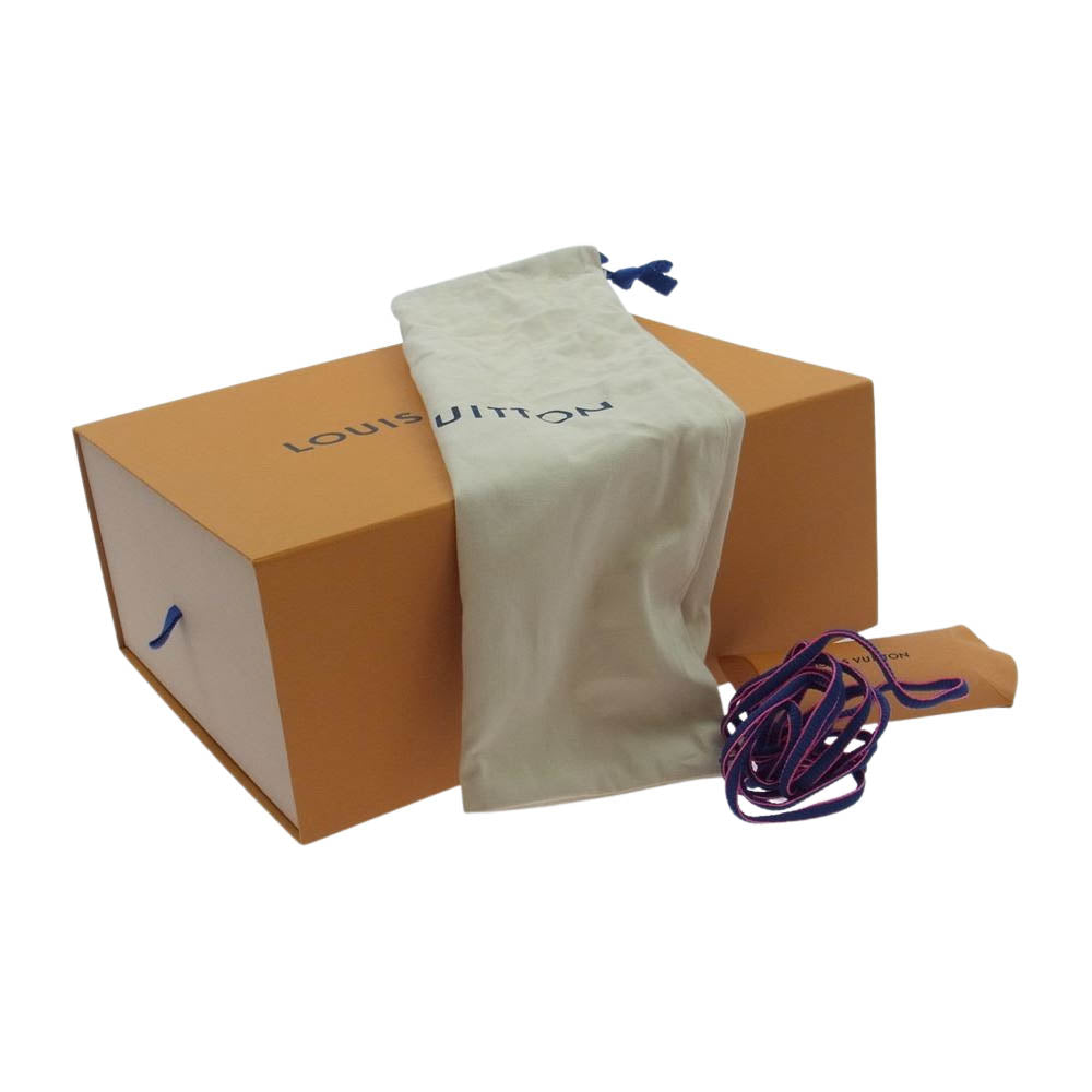 LOUIS VUITTON ルイ・ヴィトン 1A9UOP タティック ライン ローカット スニーカー ブルー ブルー系 マルチカラー系 8【極上美品】【中古】