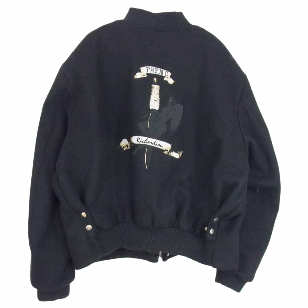 リチャードソン スタジャン ジャケット 刺繍 ブラック系 XL【中古】