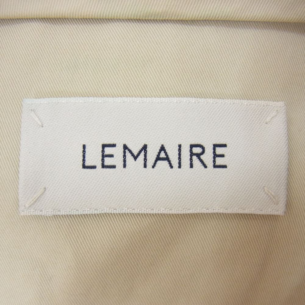 ルメール 22SS M221 SH190 国内正規品 MILITARY SHIRT ミリタリー シャツ オープンカラー ベージュ系 46【中古】