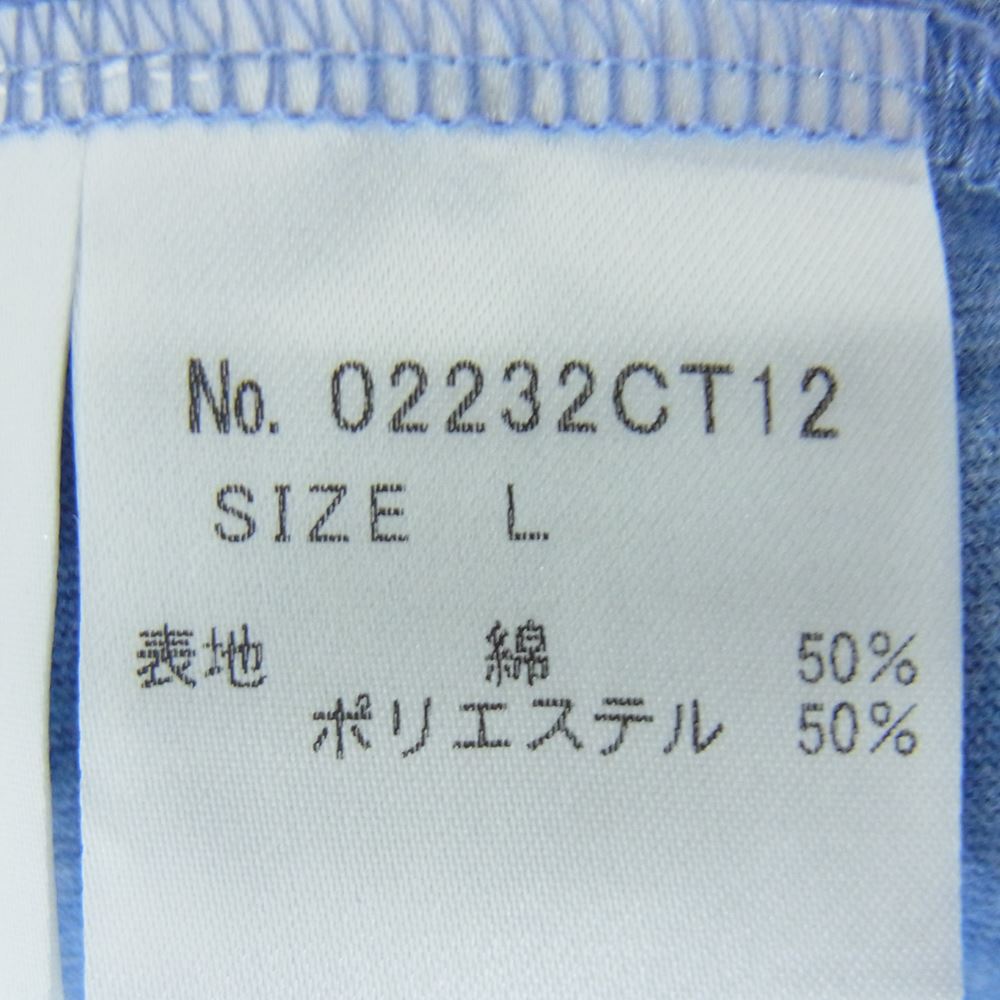 HYSTERIC GLAMOUR ヒステリックグラマー 23SS 02232CT12470 HYS GIRL ヒスガール プリント 半袖 Tシャツ ブルー系 L【新古品】【未使用】【中古】