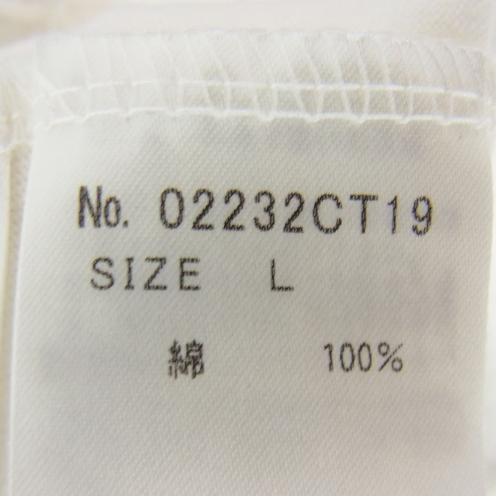 HYSTERIC GLAMOUR ヒステリックグラマー 23SS 02232CT19 中平卓馬 別注 フォトプリント 半袖 Tシャツ ホワイト系 L【新古品】【未使用】【中古】