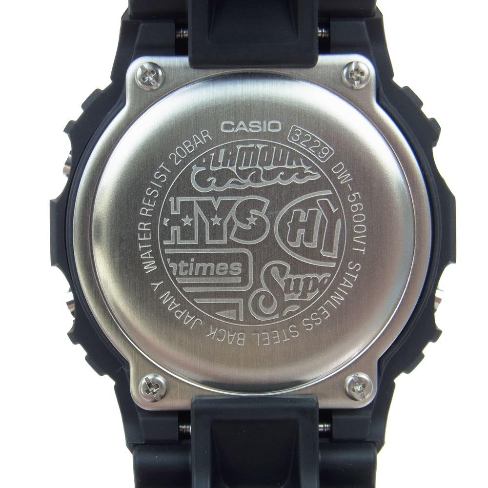 HYSTERIC GLAMOUR ヒステリックグラマー 23SS DW-5600  × CASIO G-SHOCK Gショック スピードモデル 腕時計 ウオッチ ブラック系【新古品】【未使用】【中古】