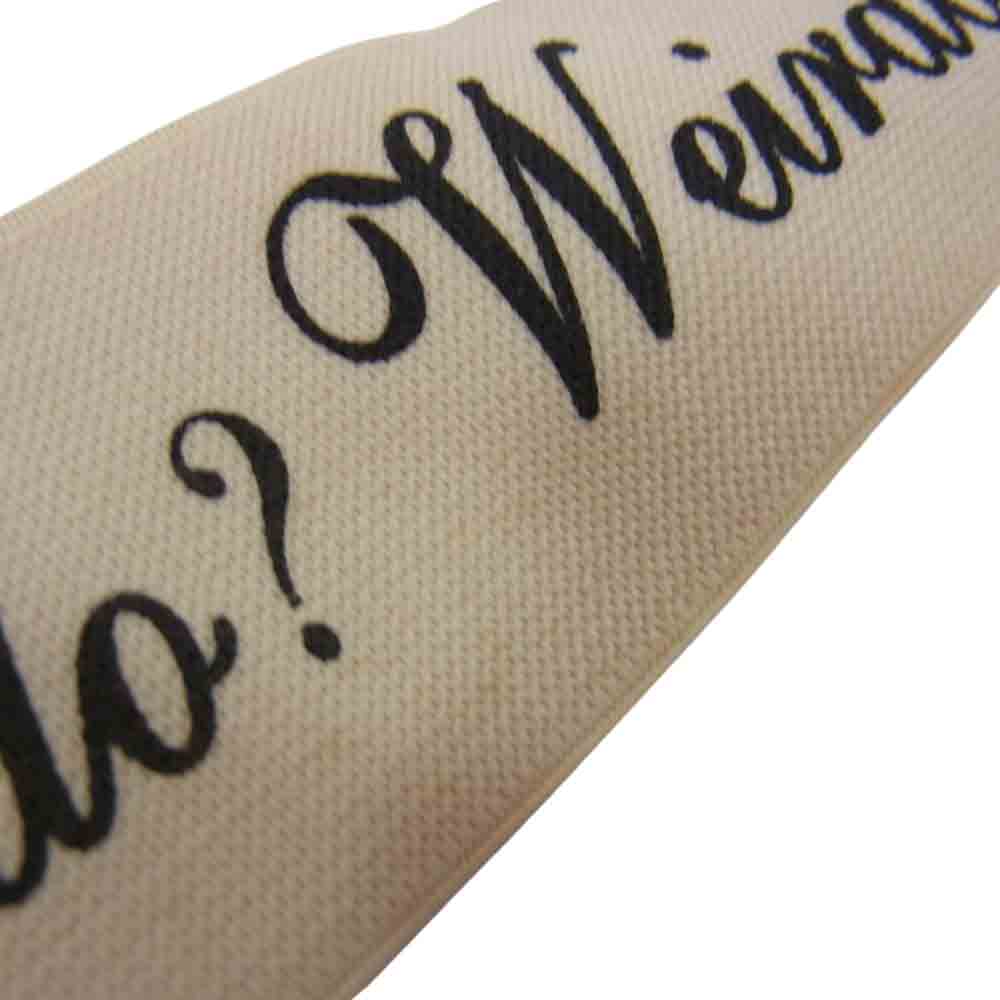 WEIRDO ウィアード ロゴ サスペンダー ベージュ系【中古】