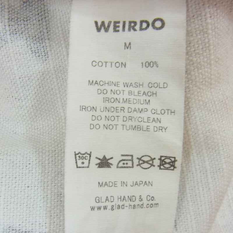 WEIRDO ウィアード 18SS WRD-18-SS-06 総柄 イージー パンツ ホワイト系 M【中古】