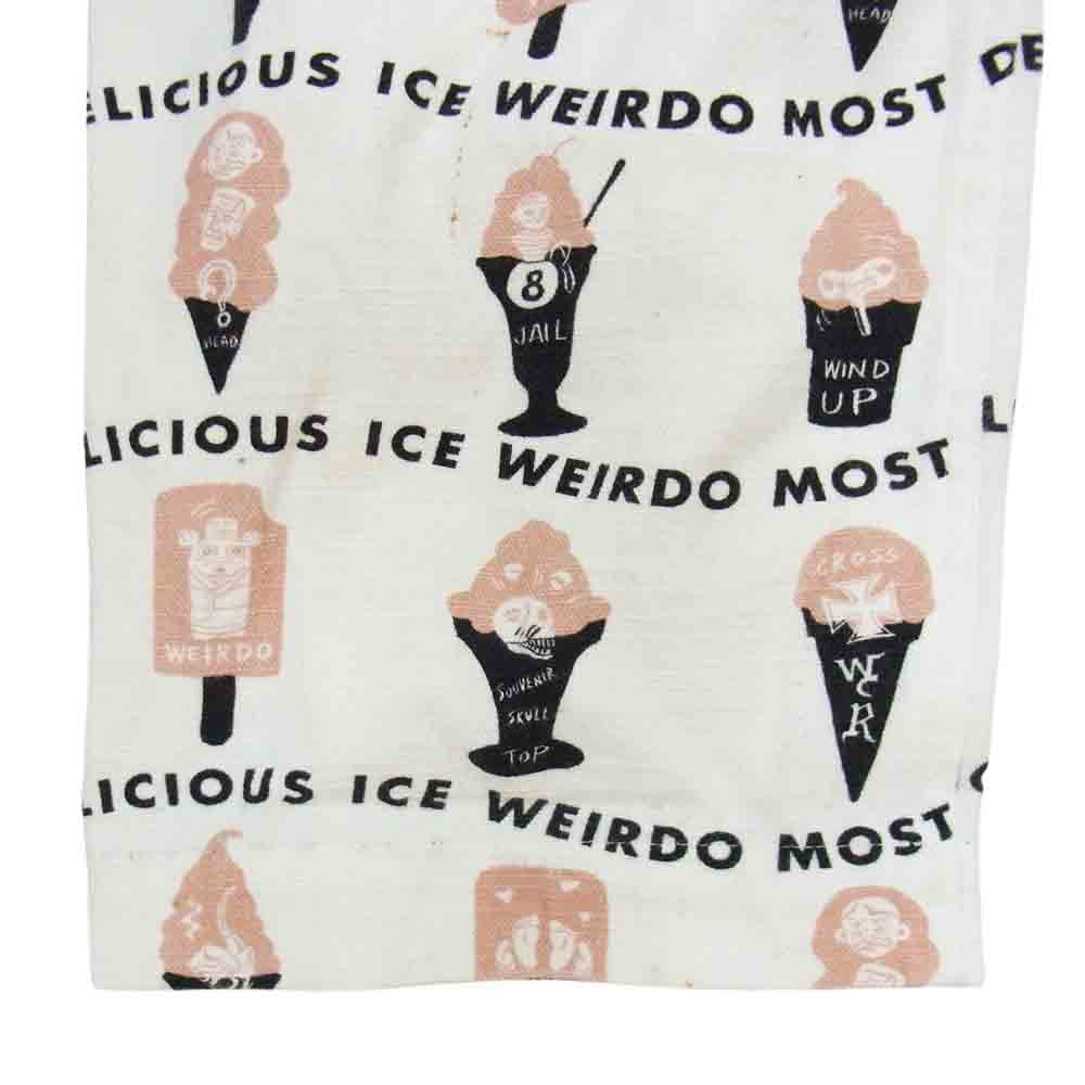 WEIRDO ウィアード 18SS WRD-18-SS-06 総柄 イージー パンツ ホワイト系 M【中古】