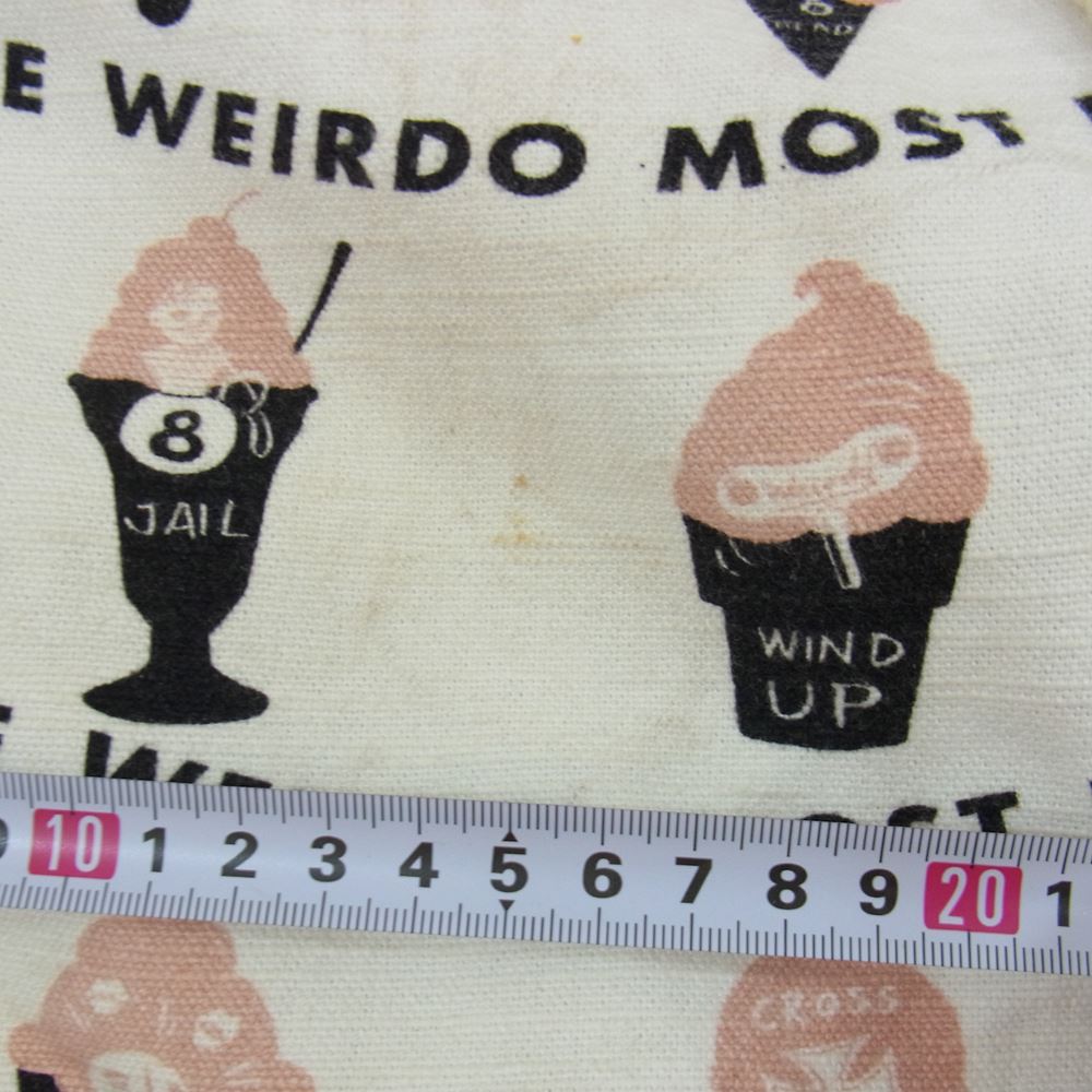 WEIRDO ウィアード 18SS WRD-18-SS-06 総柄 イージー パンツ ホワイト系 M【中古】