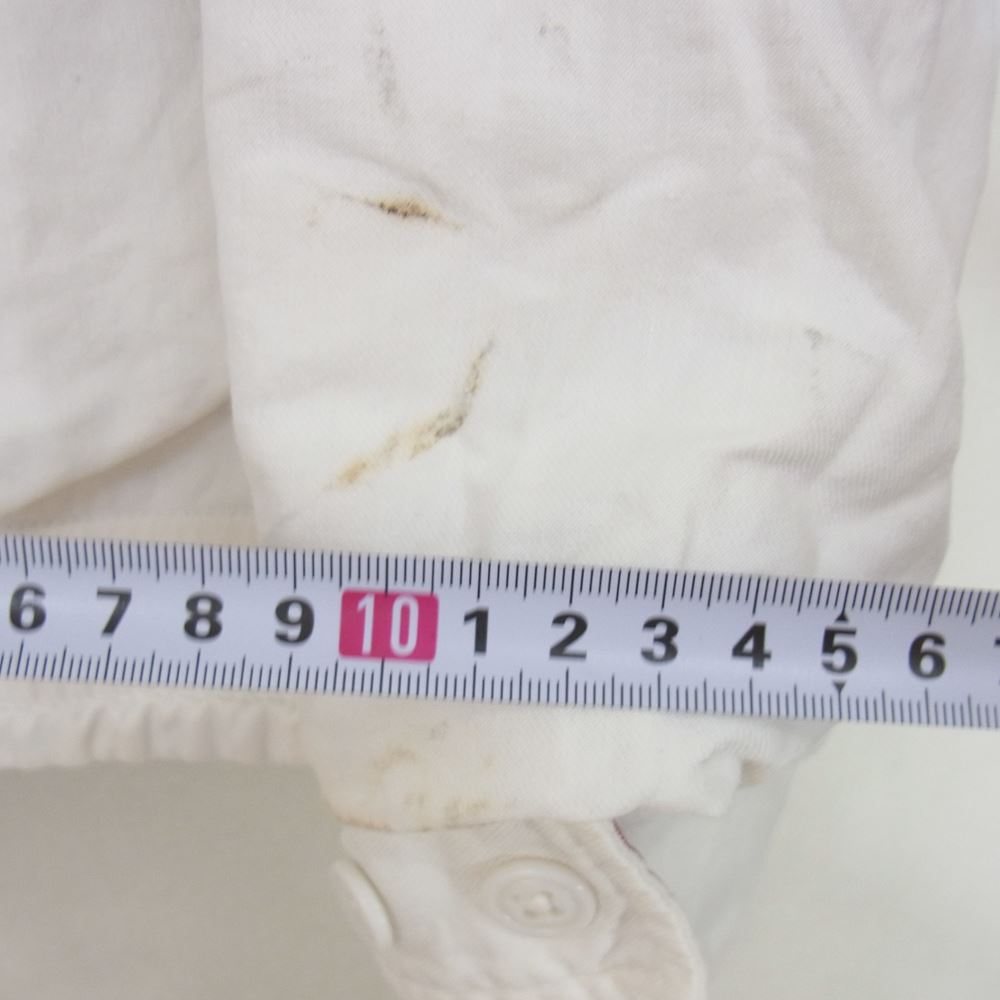 WEIRDO ウィアード 14AW WRD-14-AW-12 総柄 リバーシブル コットンジャケット ブルゾン ホワイト系 M【中古】